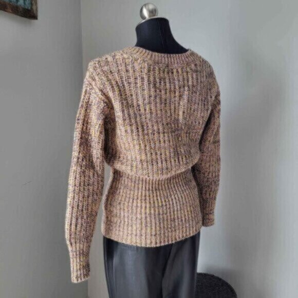 Anthropologie Wool blendV Neck Sweater NWT Sz XS - Picture 8 of 10